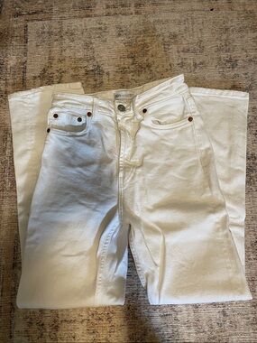 Zara White Stovepipe Women's Jeans